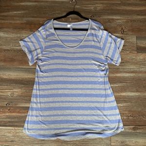 **LulaRoe Striped Classic Tee**